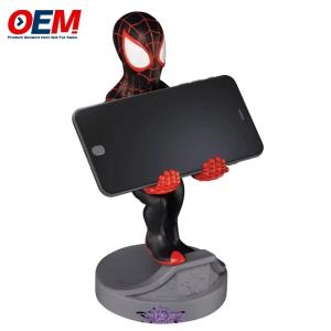 Custom Spiderman Phone Holder Made 18cm High Character Figure Portable Phone