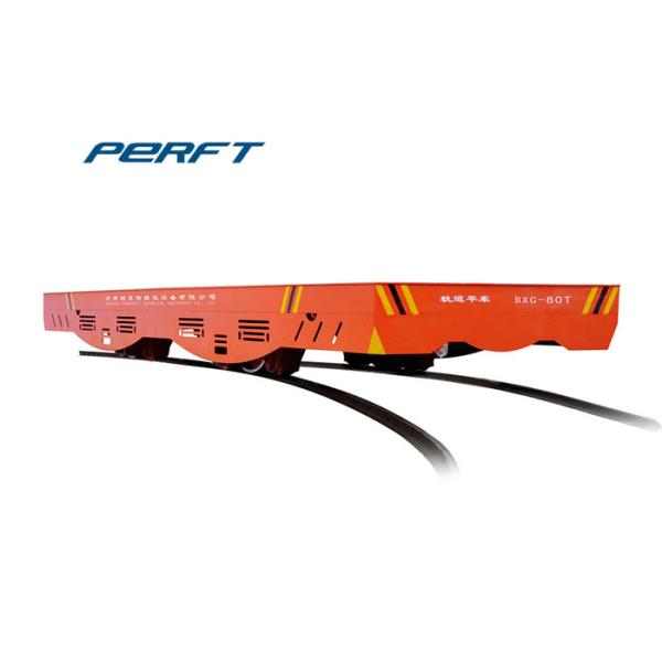 3 ton high flat low platform trackless transporter carts for material transportation