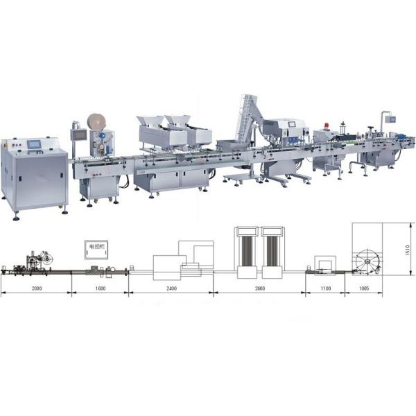 multi - function Monoblock Capsule Tablet Counting Machine 40-60 Bottles /