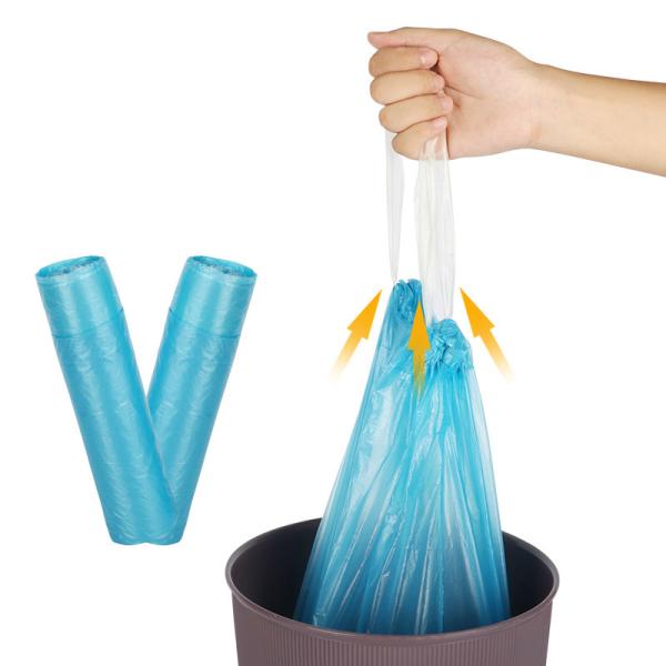 Quality Hot Seal OEM ODM Recyclable Garbage Bags Roll With Drawstring for sale