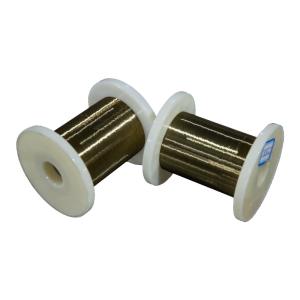 Moderate Resistance Enamel Insulated Wire CuNi44 Alloy Wire Round Parallel