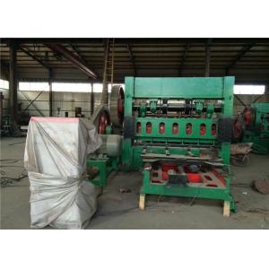 Diamond Shaped Holes Expanded Metal Machine 160T Punching Pressure Green Color