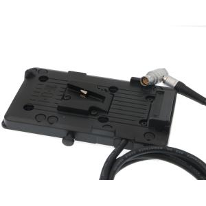 IDX V-Mount Battery Plate To 6 Pin Right Angle Video Power Cable For Red Scarlet