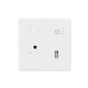 480X320 IPS Smart Plug Socket Wifi Alexa Electrical Outlet Universal