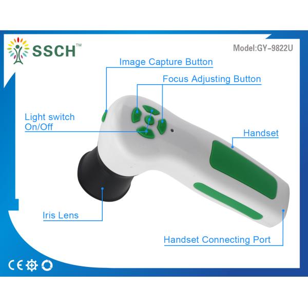 Quality Handheld 12 MP Iriscope USB Iridology Camera For Professional Ophthalmology , CE for sale