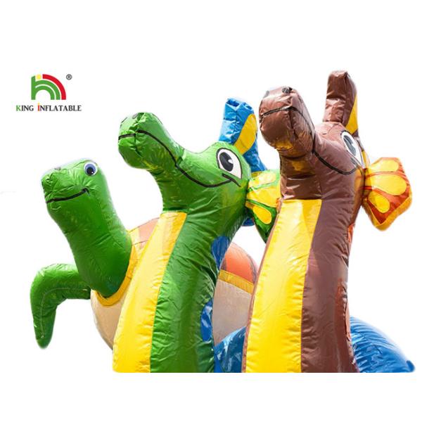 Outdoor Marine World 5.4 x 5.0m Inflatable Jumping Castle With 3 Obstacles