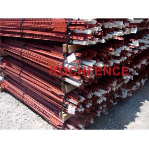 PVC Coated Metal Fence Posts Galvanized T Post Star Picket For Agriculture