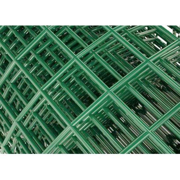 Green 25m Pvc Coated Wire Mesh Rolls Hardware Cloth With Straight Edge For