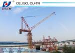 D80 Jib Luffing Tower Crane with 40m Boom 1.5t End Load and 6t Max. Load