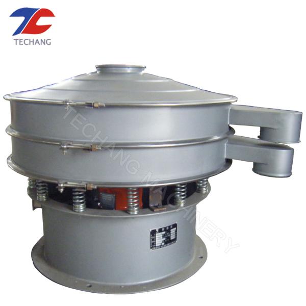 High Frequency Rotary Vibrating Sieve , Vibrating Screen Machine Prolonged