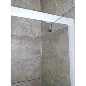 White Painted Profile Pivot Door Shower Enclosures 90X190cm