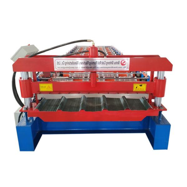 Trapezoid Roof Iron Sheet Making Machine Coil Inside Diameter 450-550mm Forming