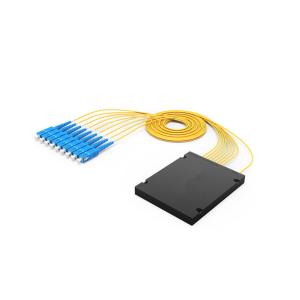 China FTTH 1 X 8 / 32 optical PLC splitter Module SC PC Connector WDM / CWDM Single Mode on sale