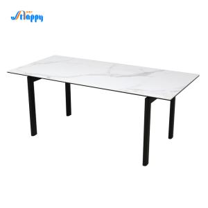 1800*850mm Modern custom Ceramic top Dining Table, knock-down, fixed type