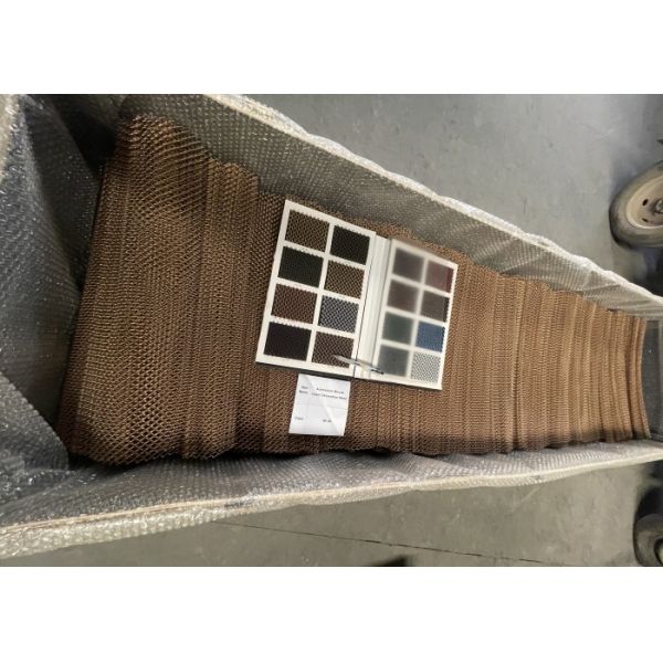 8mm hole size 1.2mm Wire dimeter HF-08 Color Aluminium Woven Chain Decoration Mesh Curtains