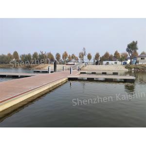 Durability Marine Aluminum Floating Dock WPC Decking Finger Dock