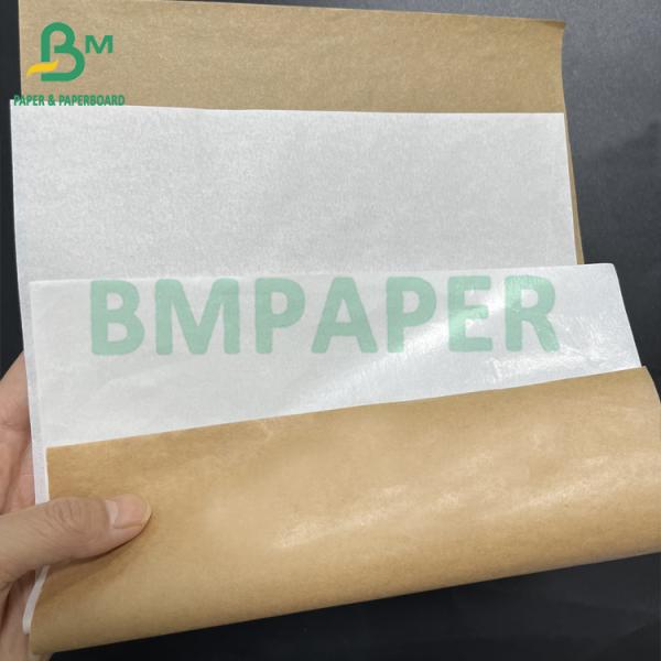 40 gsm + 10 gsm PE White Unbleached Brown Sugar Packing Paper Butcher Paper Roll