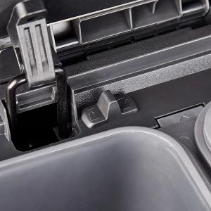 18L*2 Close Living Room Office Rectangle Pedal Trash Bin for Waste Management