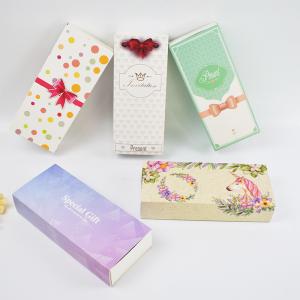 Rectangular Paper Packaging Box Water Resistance Offset Printing Underwear Gift