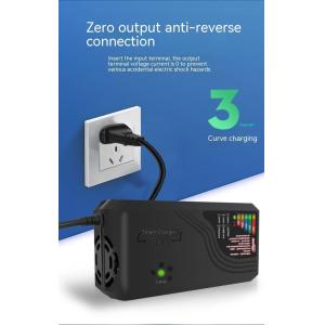 90W Universal Lead Acid Battery Charger for Customized 48V 60V 72V 20Ah 7 Lamps