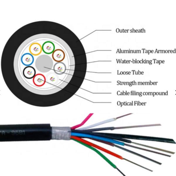 GYTA 196 Cores Communication Fiber Cable Compact Structure