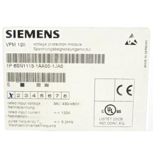 Wholesale SIEMENS 6SN1113-1AA00-1JA0 VOLTAGE PROTECTION MODULE 120 A 120 A FOR NEW PLANTS ORDER SUCCESSOR 6SN1113-1AA00-1JA1 from china suppliers