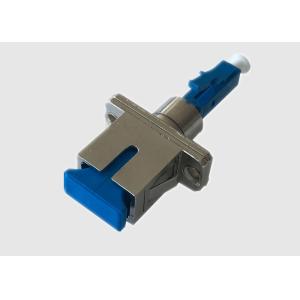 Blue Hybrid Coupler Singlemode Simplex LC To SC Adapter