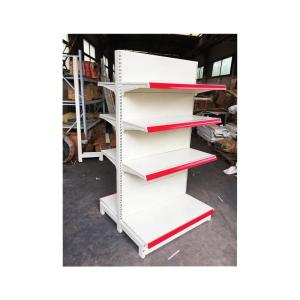 Wholesale Wholesale custom color size double 4 layers steel racks for retail store supermarket shelves from china suppliers