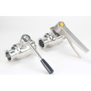 Pneumatic SS316L 2 WAY Sanitary Ball Valve with Multi Stainless Steel Handle