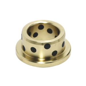 Solid Lubricant Manganese Bronze Sliding Bearings Flanged Plate CuZn25AI5Mn4