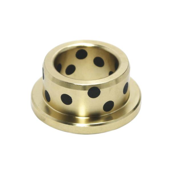 Solid Lubricant Manganese Bronze Sliding Bearings Flanged Plate CuZn25AI5Mn4