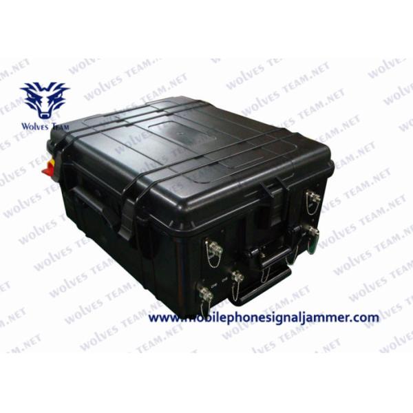 Portable Cell Phone Signal Jammer Waterproof Convoy 20 - 6000Mhz Vehicle Bomb
