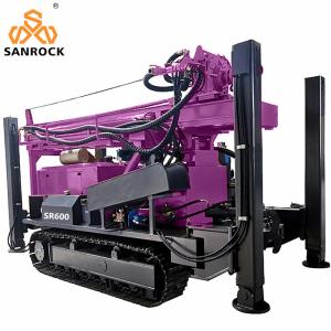 China Portable Water Well Drilling Machine 600m Depth Borehole Hydraulic Water Drilling Rig on sale