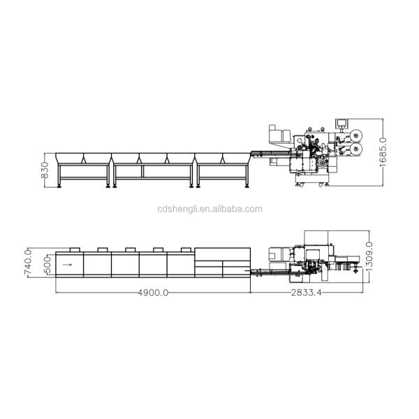 Multifunction Chocolate Bar Packing Machine 280ppm Aluminium Foil Wrapping Machine