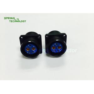 Low Voltage Waterproof Circular Connectors MFN 1031F External Screw Fixing Front