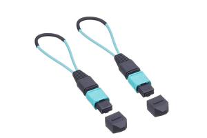 China 12 Core 24 Core MPO MTP Loopback SC LC OM3 Multimode Fiber Optic Loopback on sale