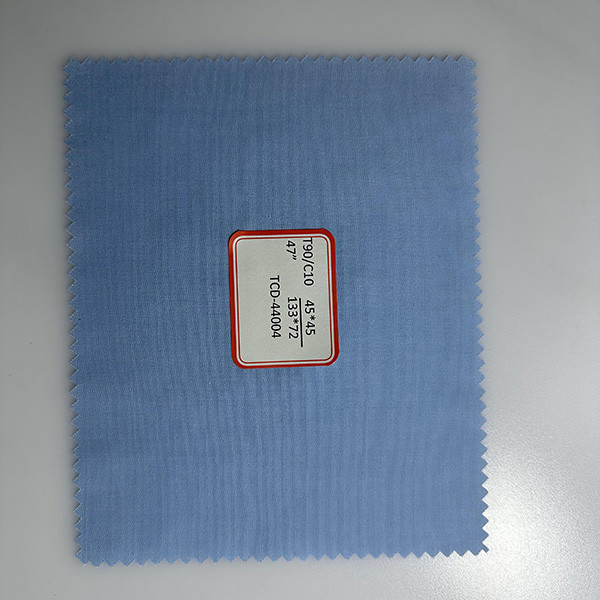 47 Inch Wide Polyester Cotton Poplin Dyed 90/10 Fabric for Various Applications