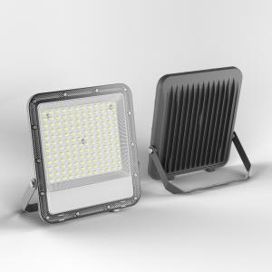 100W 10,000LM LED Flood Light with Precision Lens - Super Bright Spotlight,Gray