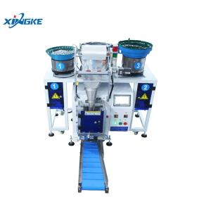 3 Drums Nuts Packaging Machine Factory Fastener Packing Screws Packaging