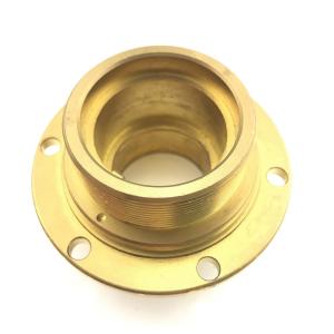 Metal Processing Machinery Parts Customized Precision Copper Threaded Connectors