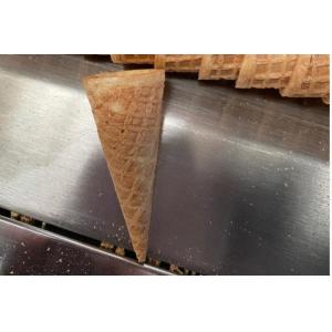 PLC 3.37kw 65mm Ice Cream Cone Production Line