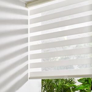 Double Vision Polyester Zebra Combi Blinds Blackout Fabric For Solar Screen