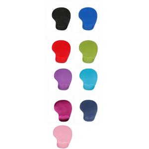 Advertisement mouse pad with wrist protection 23*19cm rubber logo custiomized