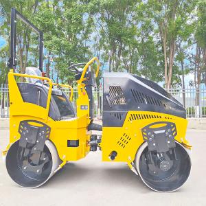 Factory Supply Ride on 3000kg Vibratory Compactor Mini Road Roller Asphalt