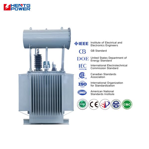 Three Phase Oil Immersed Distribution Transformer 35KV Class ONAN Cooling