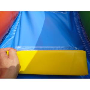 Inflatable Water Pool Red Closed Double Slides Children Bounce House Commercial