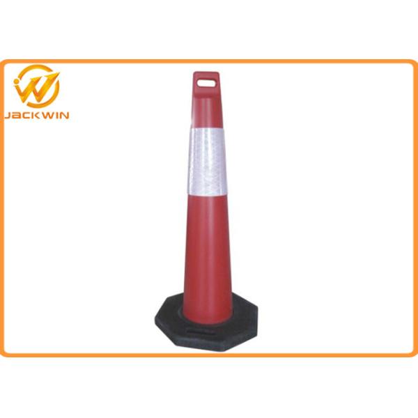 Flexible 78cm TPU Road Traffic Delineator Post / Lane Separator