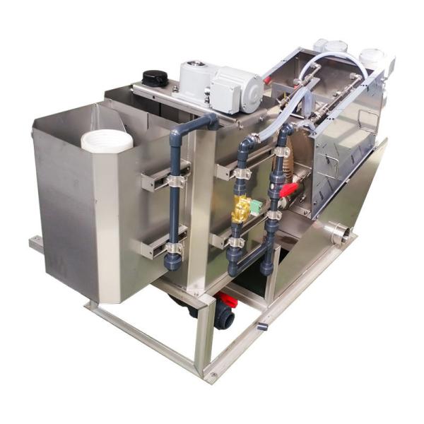 Quality 0.8t/H Multi Disk Screw Press Sludge Dewatering Machine for sale