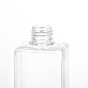 clear Plastic Screw Top Bottles PETG material 53mm width 156mm height