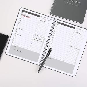 Offset Printing Hardcover Custom Journal Planner Glue Binding Daily Agenda